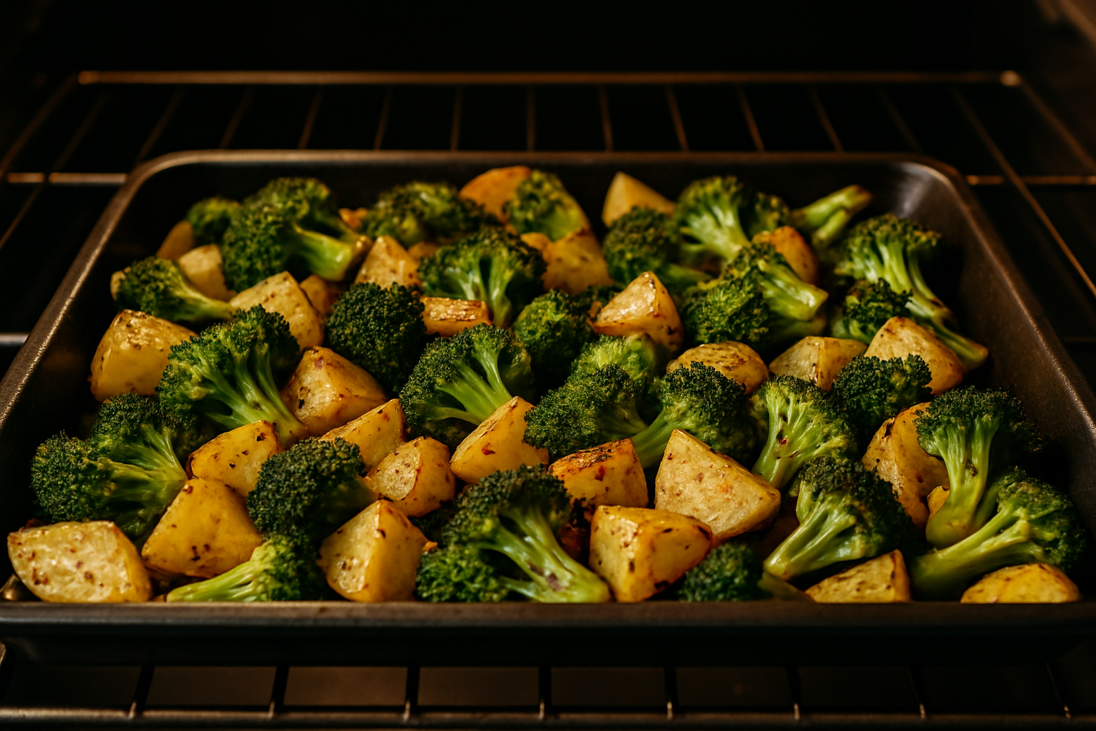 2. Roast the Potatoes and Broccoli image